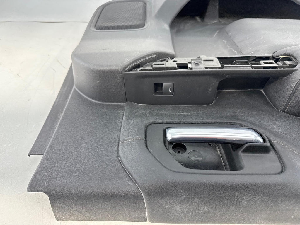 19-24 Sierra Black Rear Driver Side Left Lh Interior Door Trim Panel Oem
