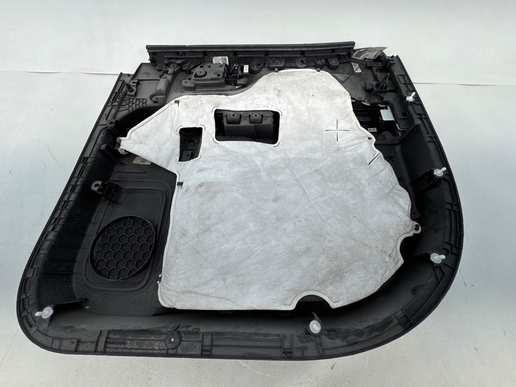 19-24 Sierra Black Rear Driver Side Left Lh Interior Door Trim Panel Oem