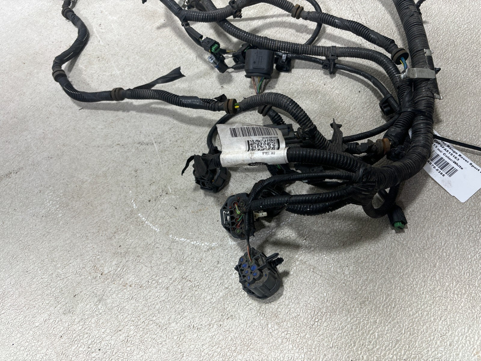 14-17 Land Range Rover Sport L494 Rear Body Subframe Chassis Wire Wiring Harness