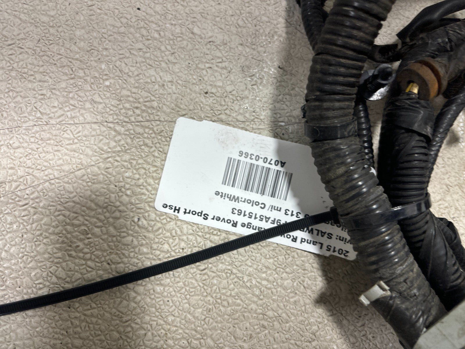 14-17 Land Range Rover Sport L494 Rear Body Subframe Chassis Wire Wiring Harness