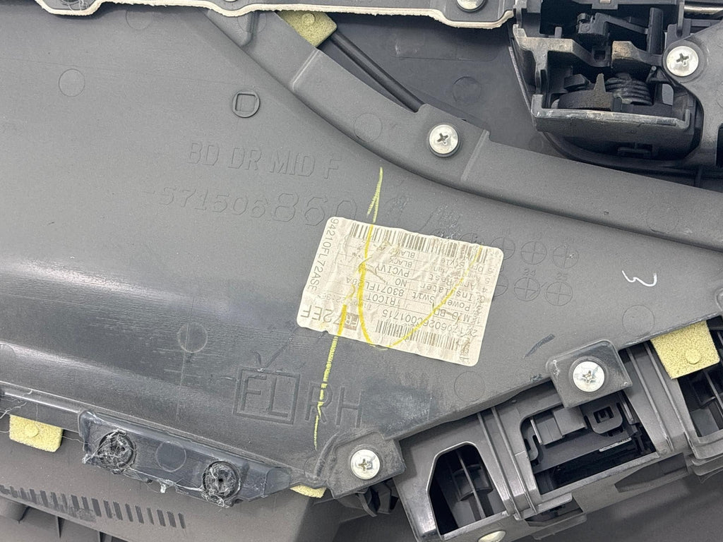 17-21 Subaru Impreza Front Door Trim Panel Right Passenger Side Beige/Black Oem