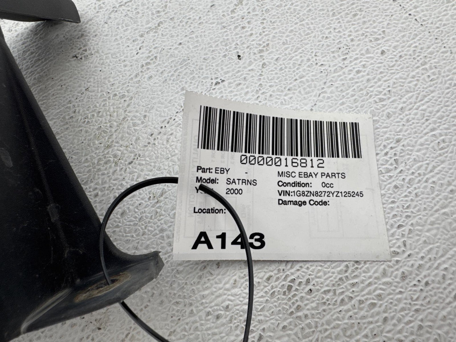 00-02 Saturn Sw2 1.9L Front Bumper Lower Splash Shield Guard