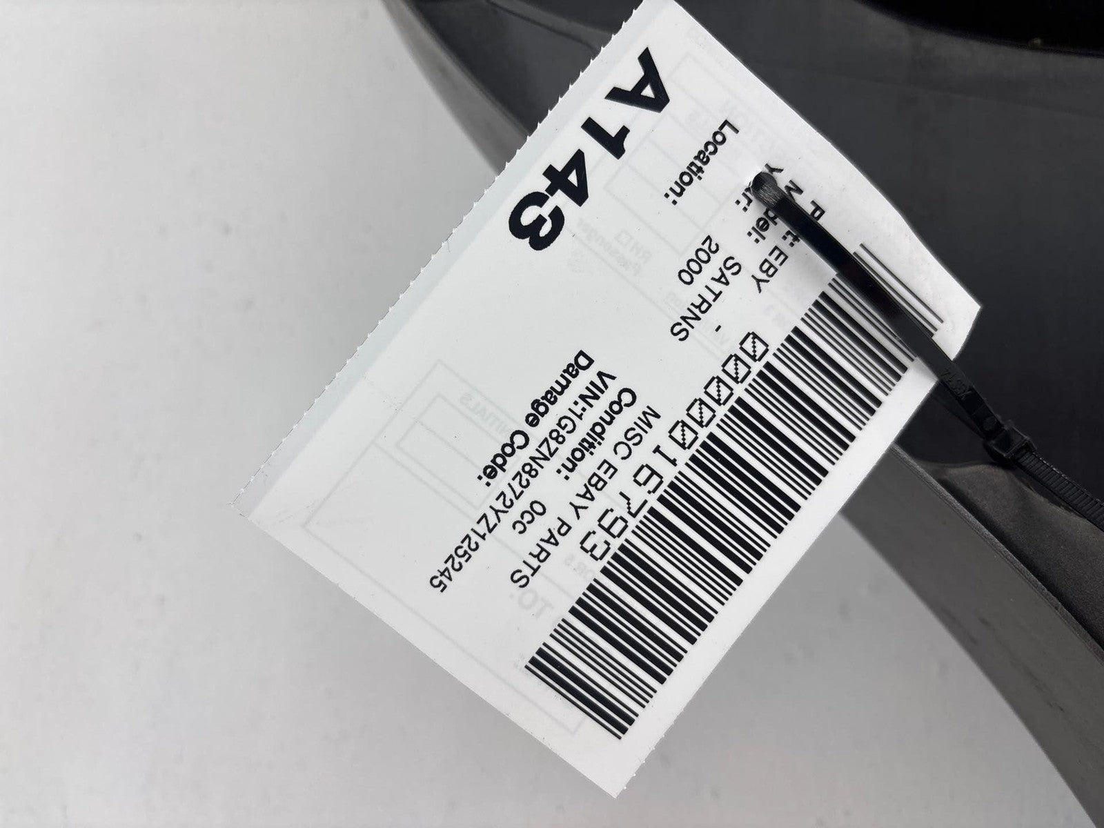 00-02 Saturn Sw2 Rear Driver Side Door Shell Panel Oem