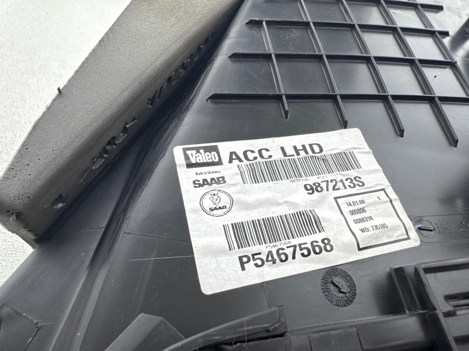 1999-2010 Saab 9-5 Aero Hvac Air Conditioning Heater Core Housing Box Assembly