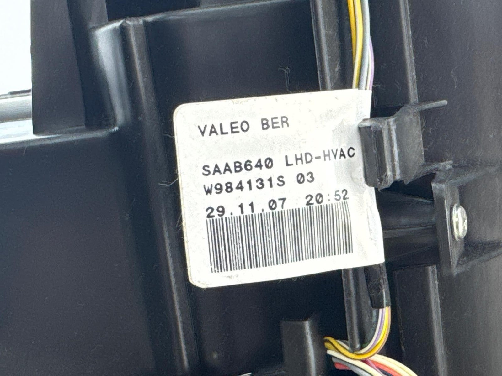 1999-2010 Saab 9-5 Aero Hvac Air Conditioning Heater Core Housing Box Assembly