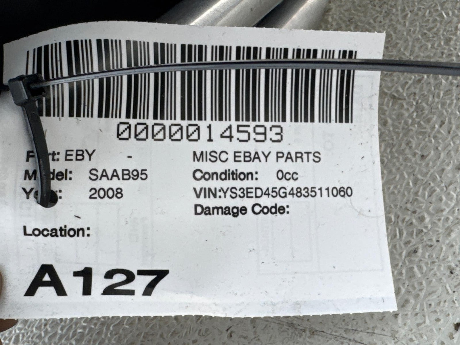 1999-2010 Saab 9-5 Aero Hvac Air Conditioning Heater Core Housing Box Assembly