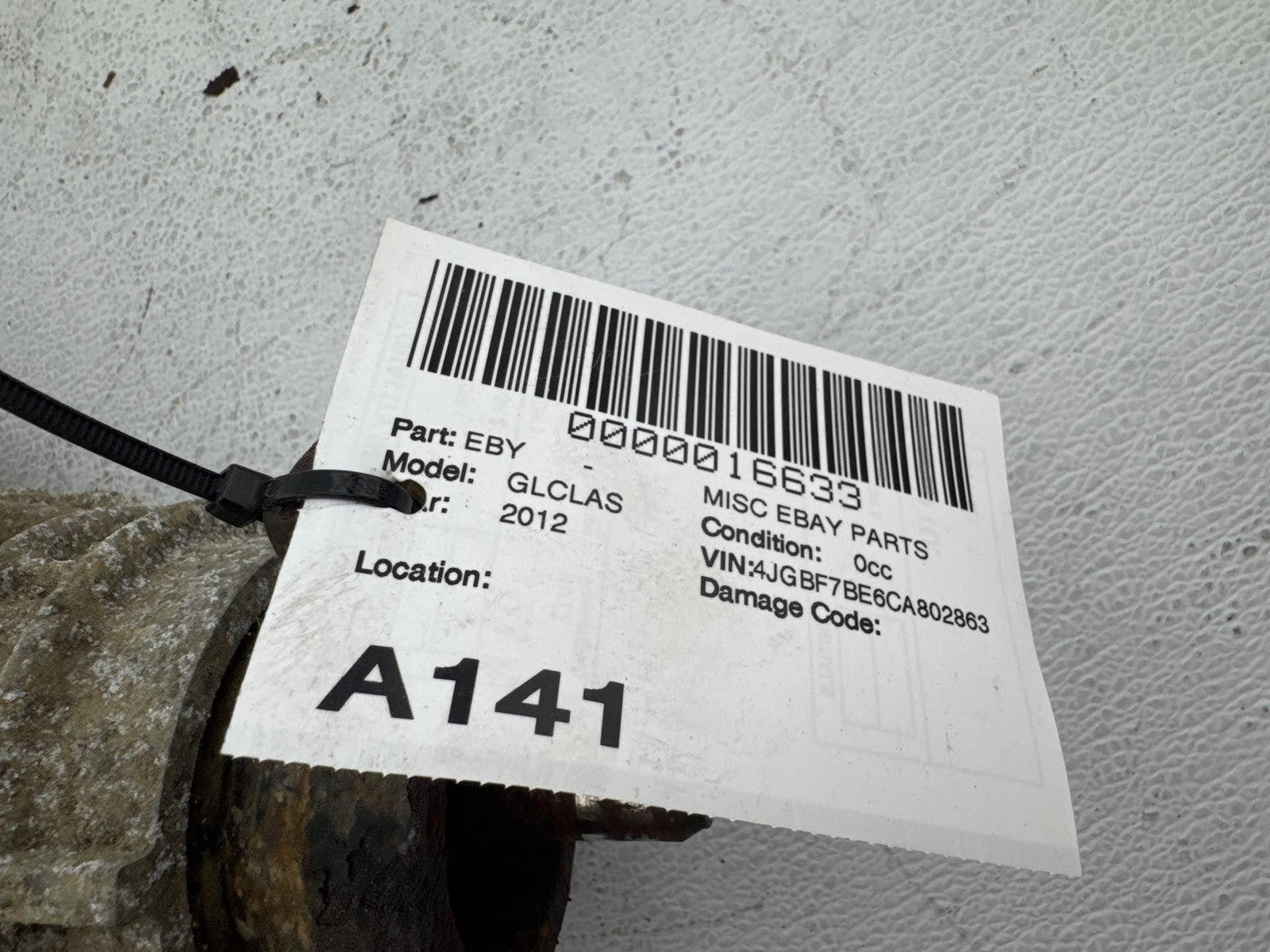 07-12 Mercedes-Benz Gl 450 Rear Differential Axle Carrier Assembly Oem