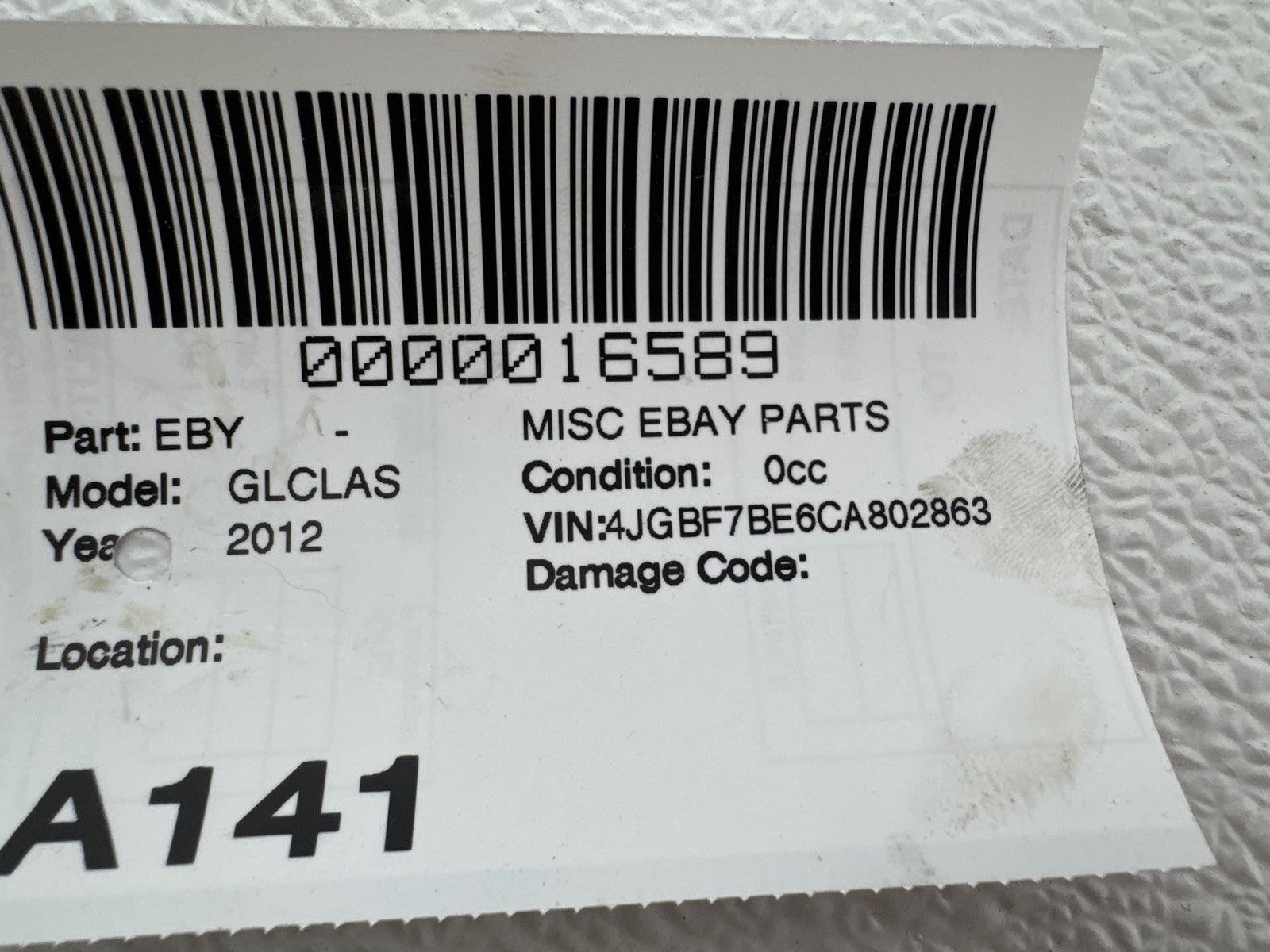 07-12 Mercedes-Benz Gl450 Front Differential Axle Carrier Assembly Oem