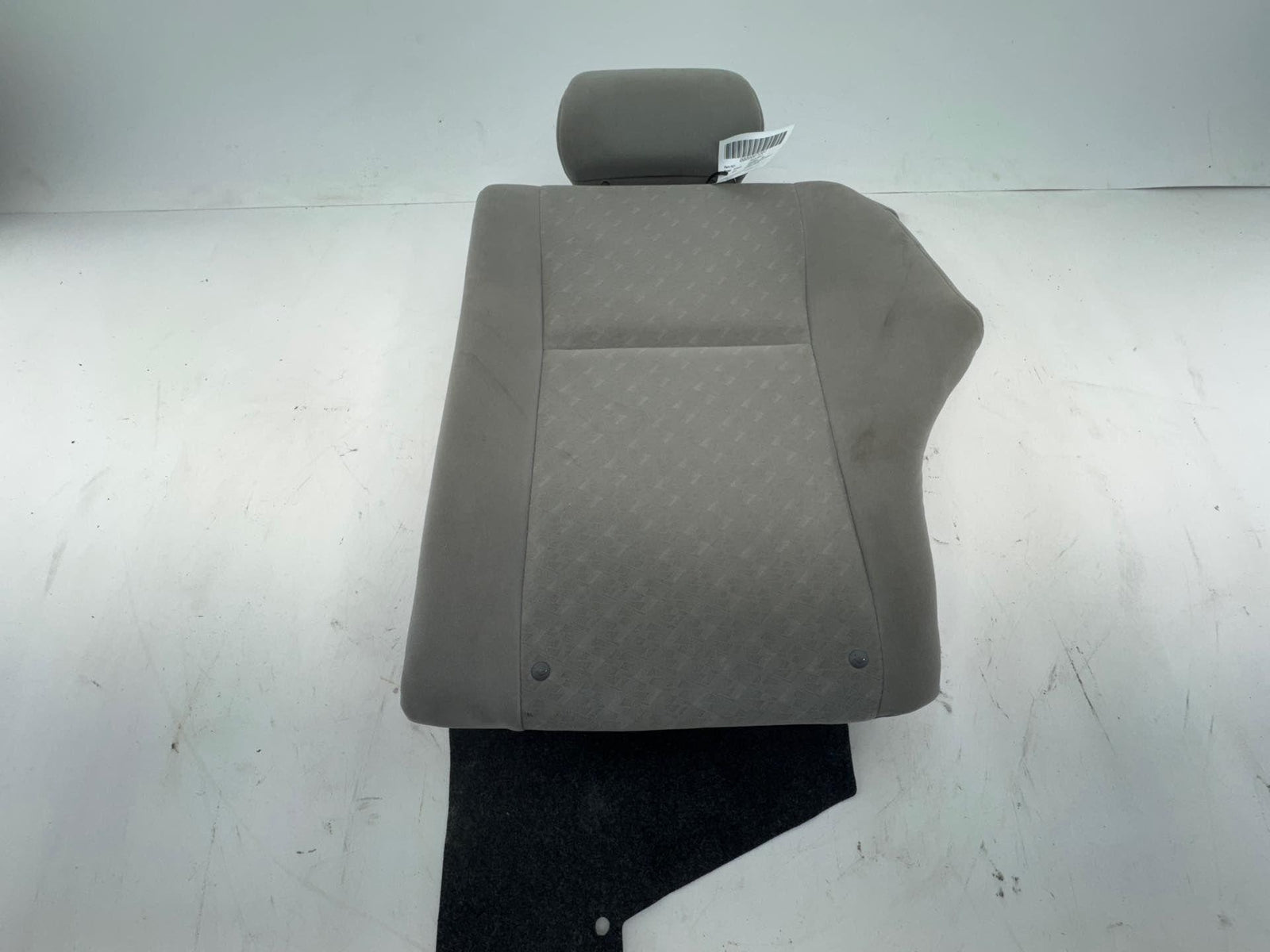 2009-2013 Toyota Corolla Rear Left Upper Seat Cushion, Cloth Ash Gray Oem