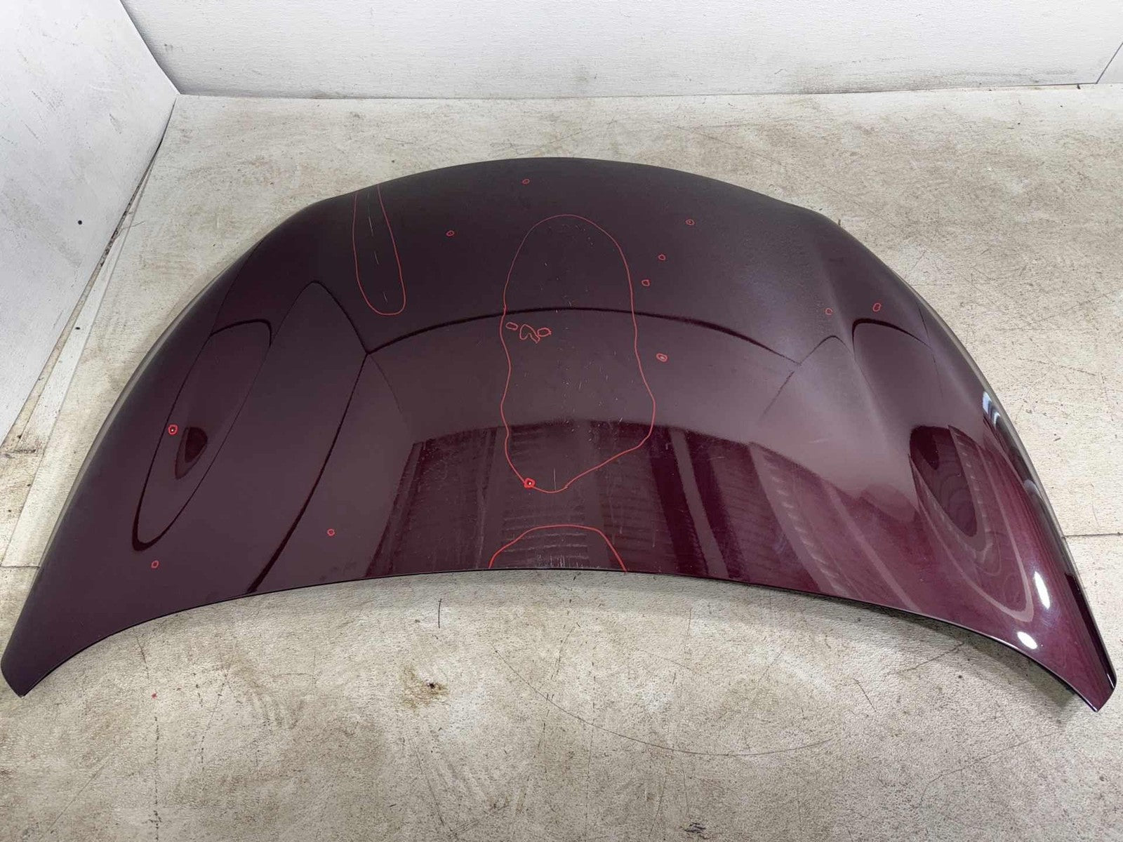 2013-2020 Infiniti Qx60 Jx35 Hood Bonnet Cover Panel Nab-Midnight Garnet Oem