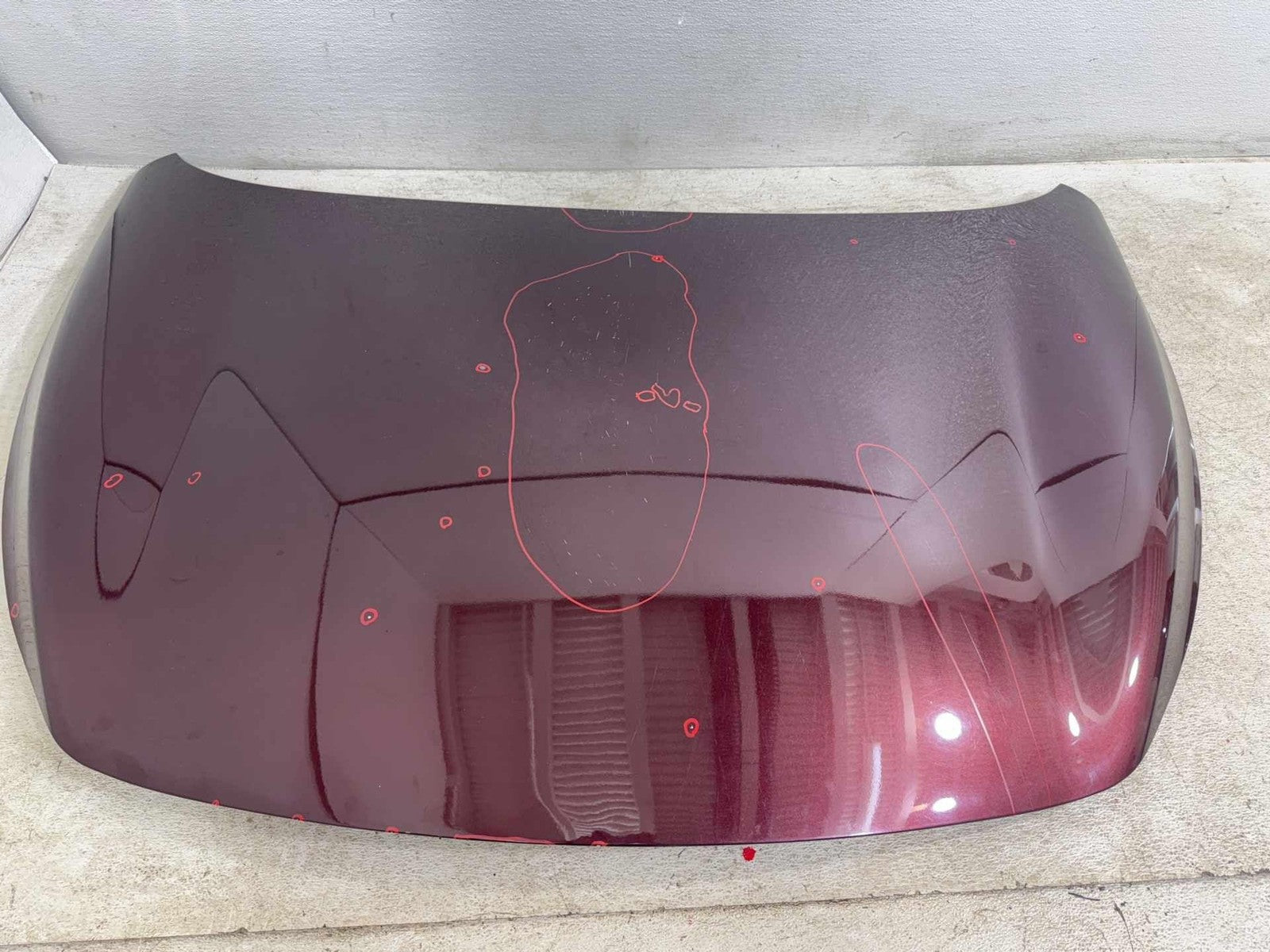 2013-2020 Infiniti Qx60 Jx35 Hood Bonnet Cover Panel Nab-Midnight Garnet Oem