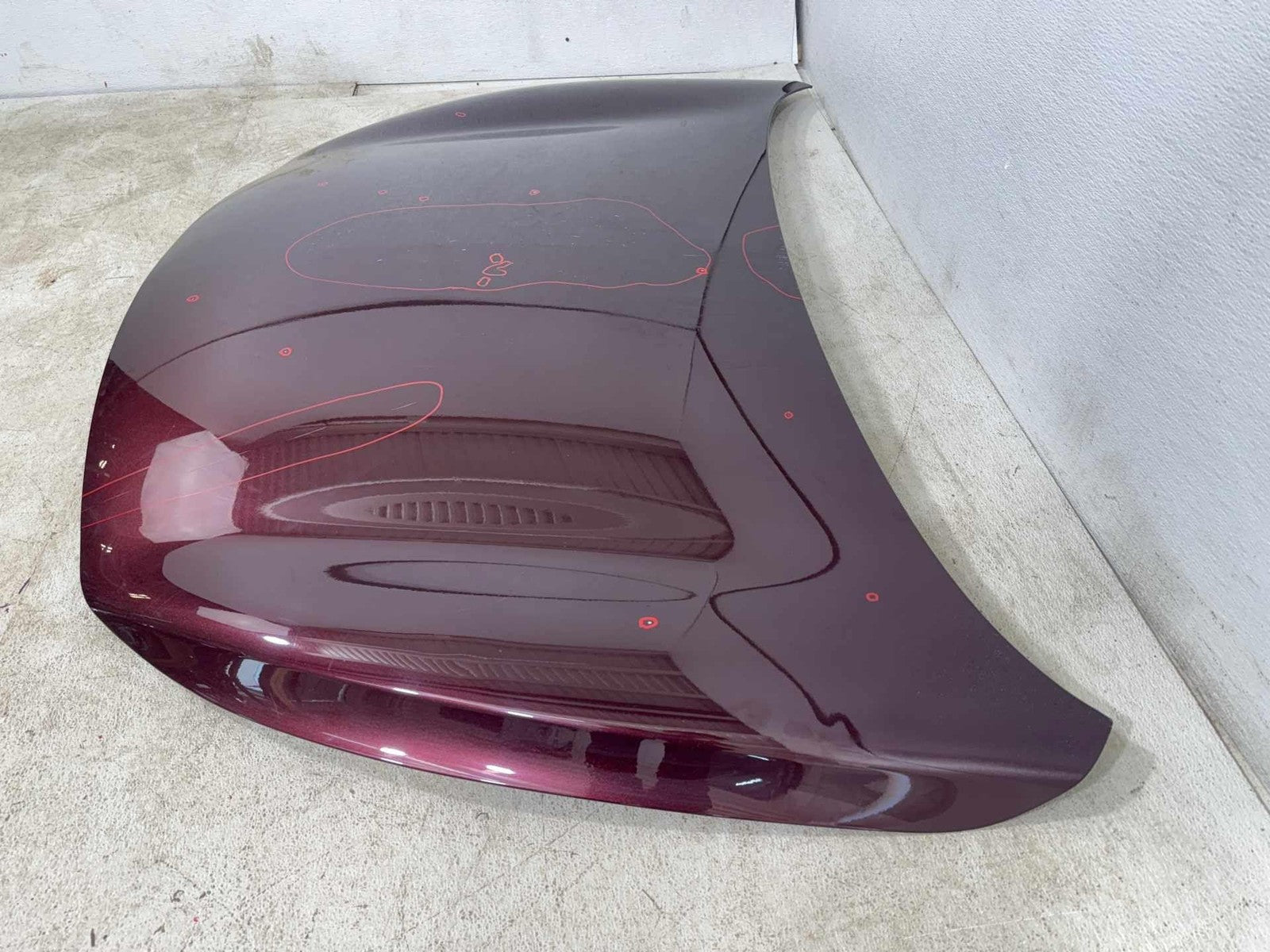 2013-2020 Infiniti Qx60 Jx35 Hood Bonnet Cover Panel Nab-Midnight Garnet Oem