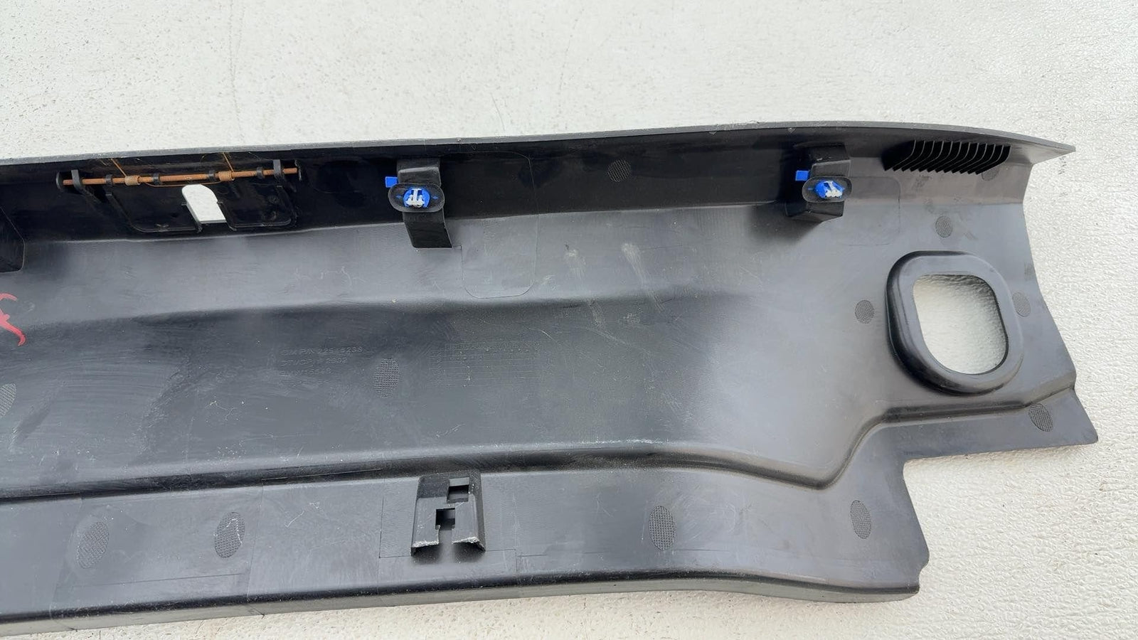 13-18 Cadillac Ats Sedan Rear Trunk Lid Sill Scuff Trim Cover Panel 22946238