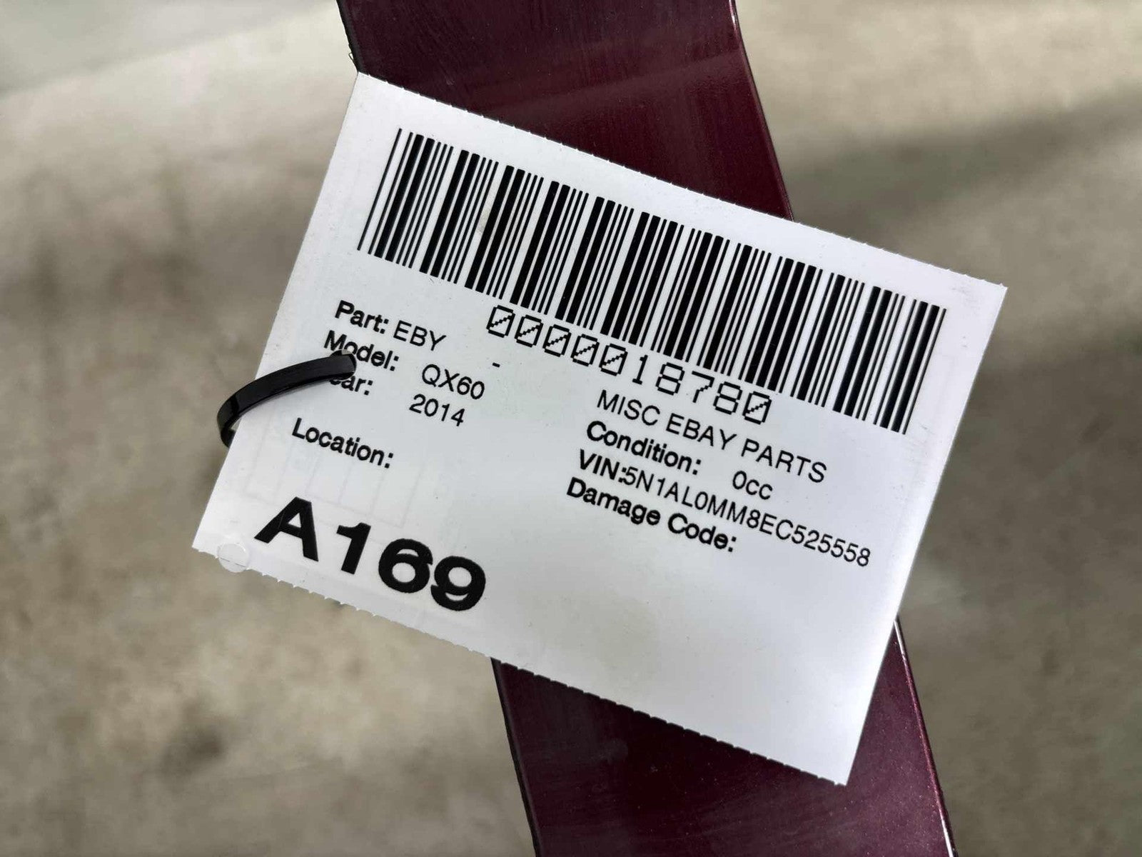 2014 - 2015 Infiniti Qx60 Front Bumper Cover Oem