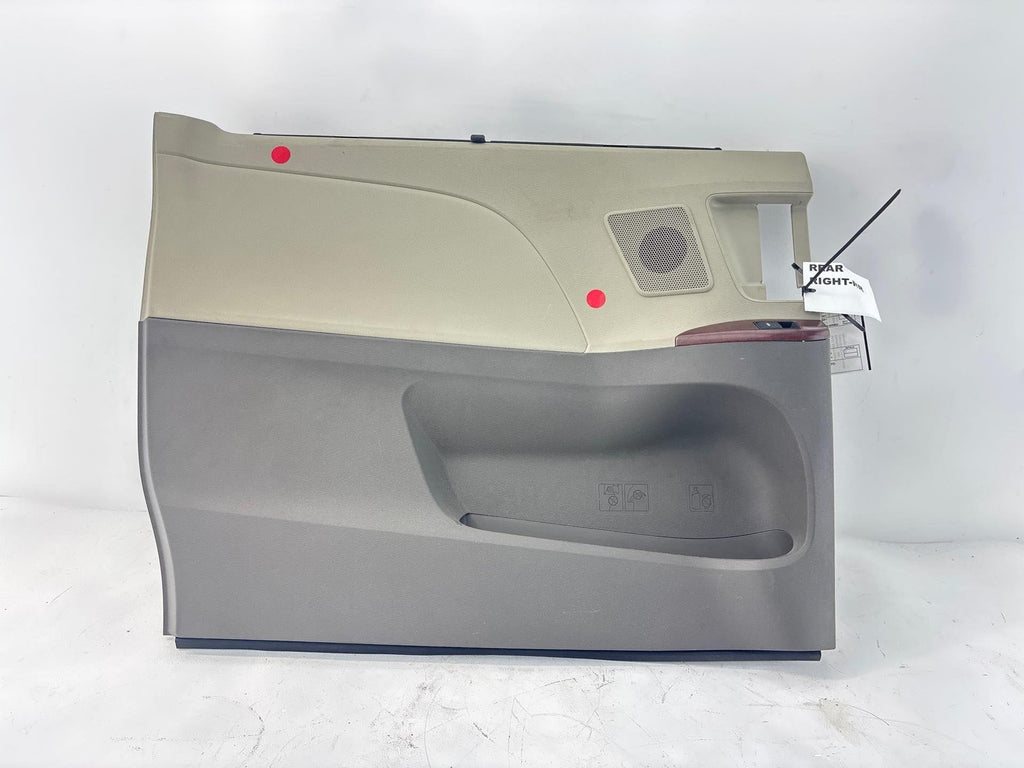 2011-2014 Toyota Sienna Rear Right Door Trim Panel Driver 67690-08270