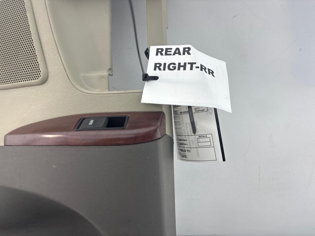 2011-2014 Toyota Sienna Rear Right Door Trim Panel Driver 67690-08270