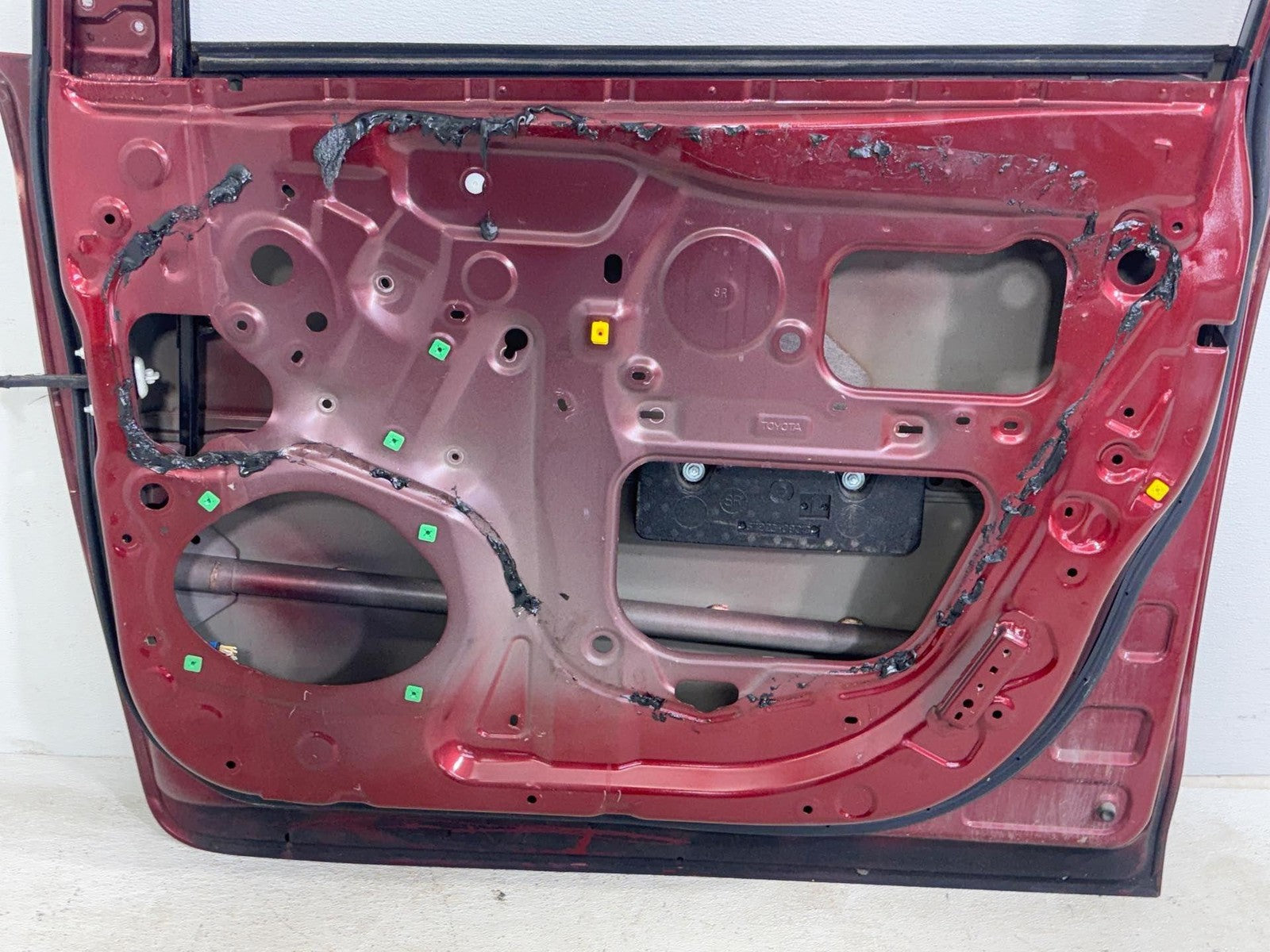 2011-2014 Toyota Sienna Front Right Passenger Door Red Oem