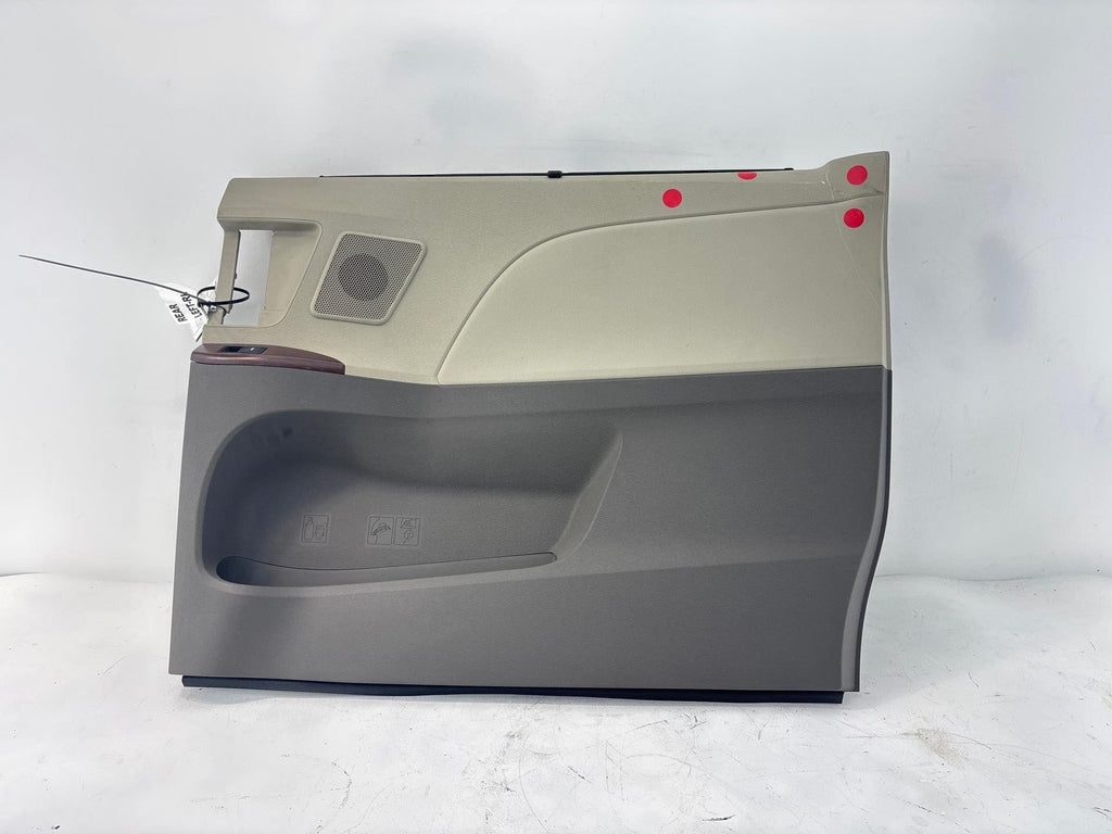 2011-2014 Toyota Sienna Rear Left Sliding Door Trim Panel Tow Tone
