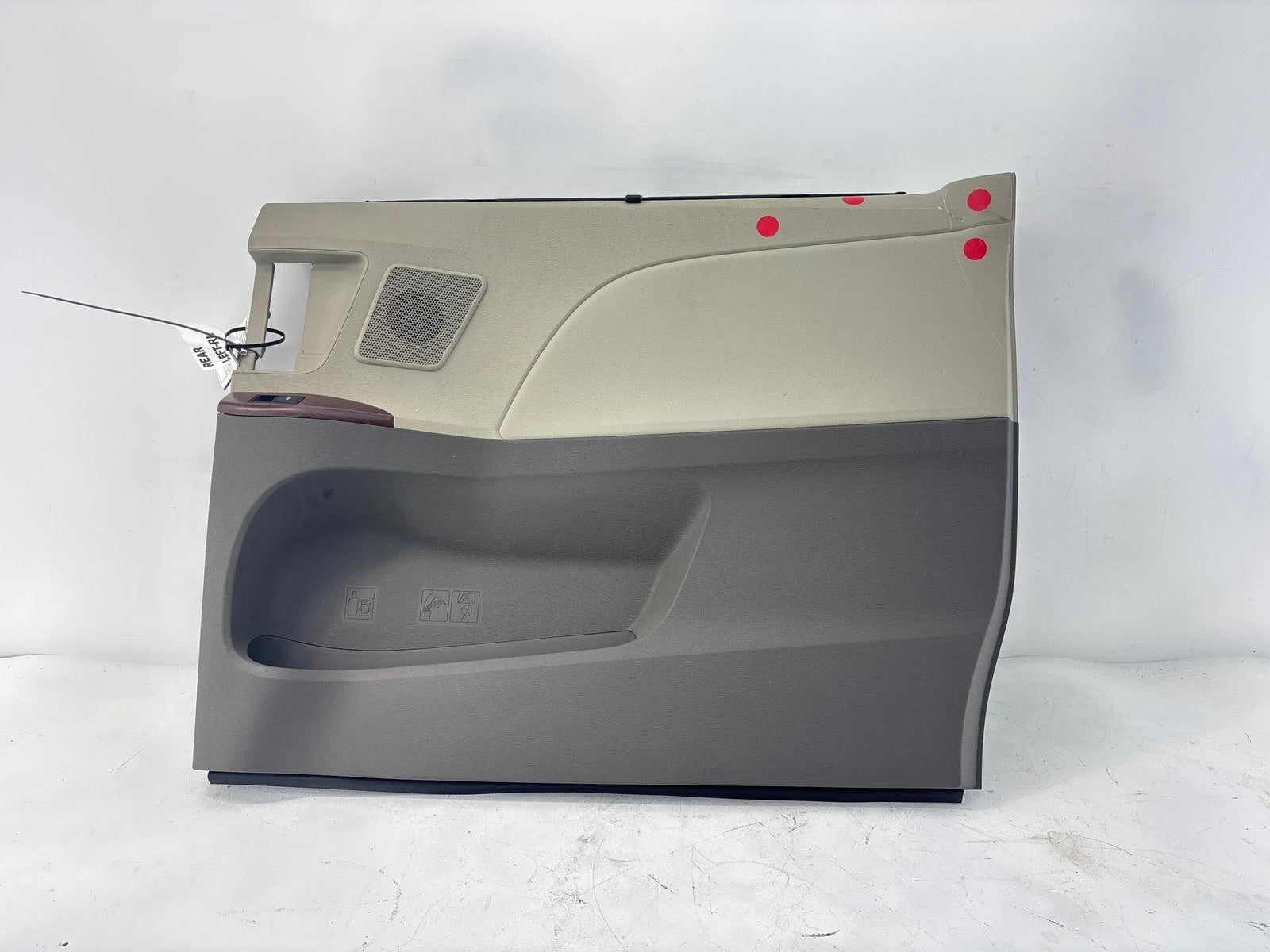 2011-2014 Toyota Sienna Rear Left Sliding Door Trim Panel Tow Tone