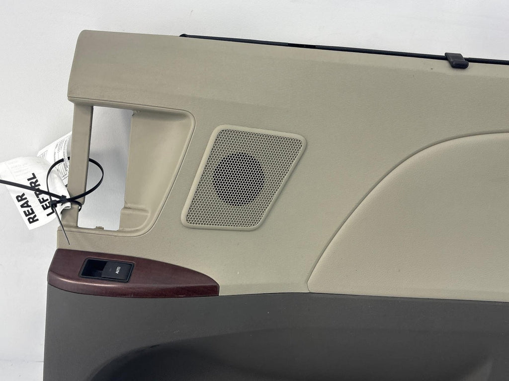 2011-2014 Toyota Sienna Rear Left Sliding Door Trim Panel Tow Tone