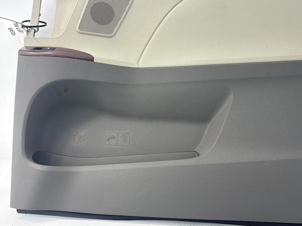 2011-2014 Toyota Sienna Rear Left Sliding Door Trim Panel Tow Tone