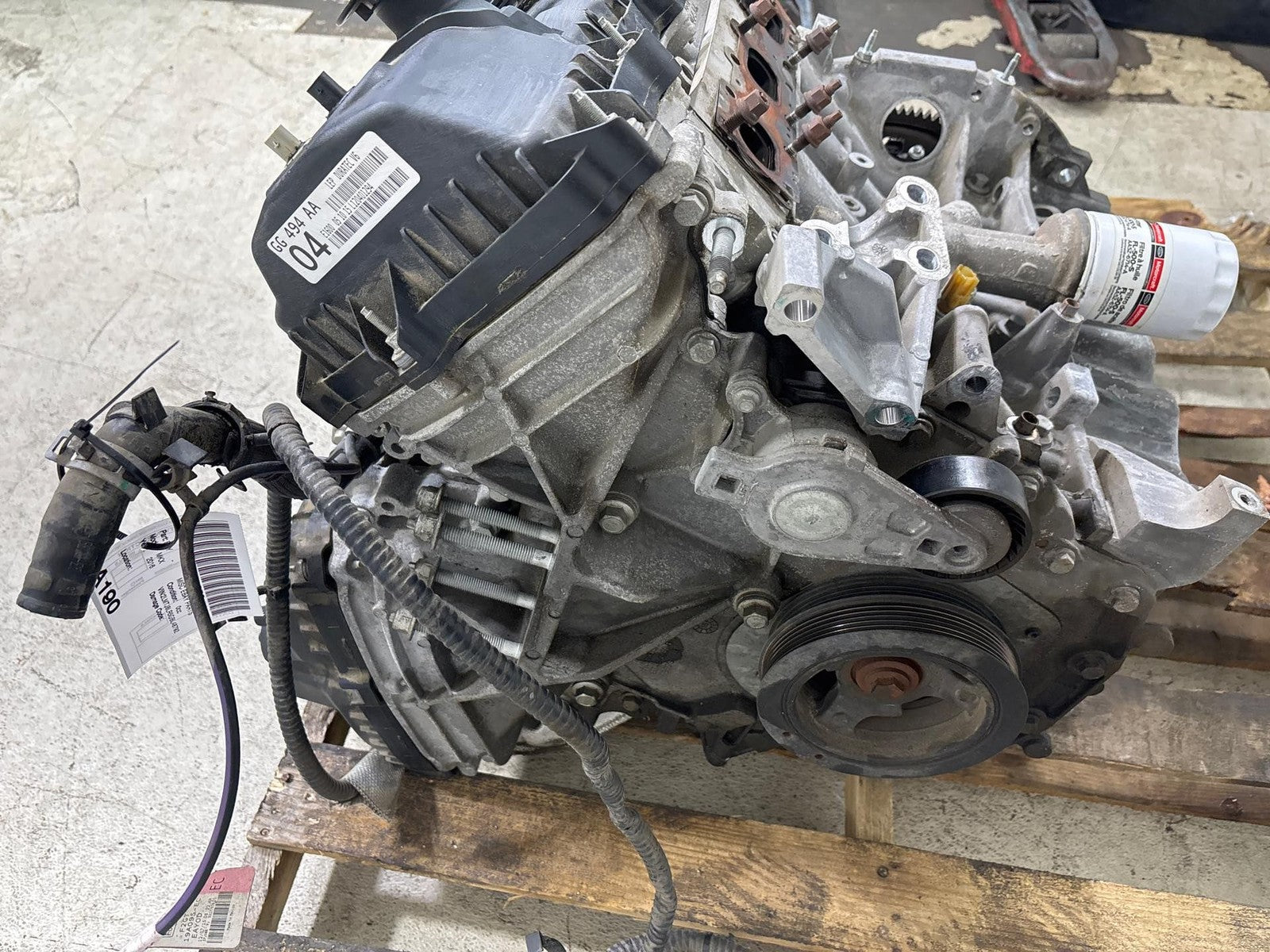 2016-2018 Lincoln MKX 3.7L AWD Engine Motor OEM
