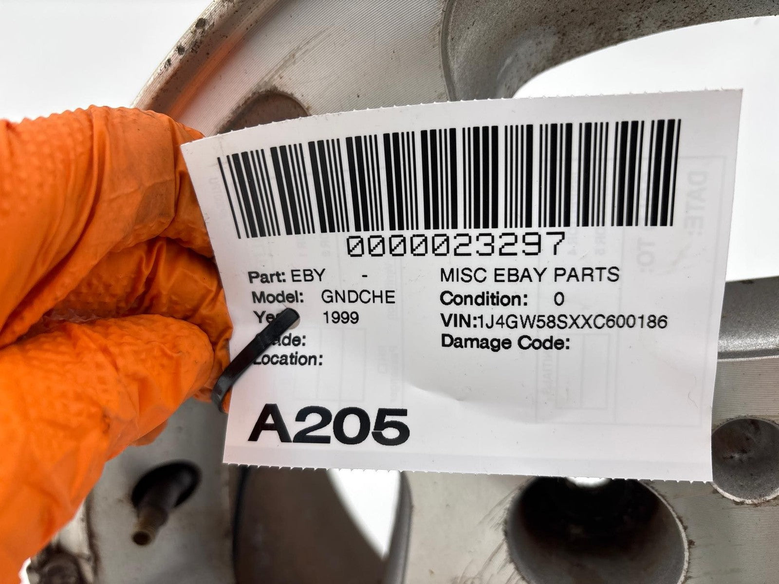 1999-2003 Jeep Grand Cherokee Wheel Rim 16x7 Aluminum 5 Y Spoke Design OEM