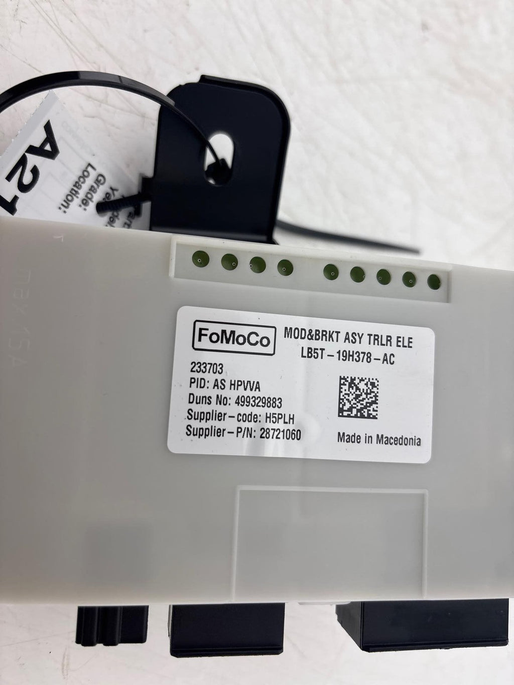 20-24 Lincoln Aviator Trailer Hitch Tow Brake Control Module OEM LB5T-19H378-AC