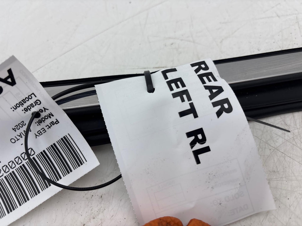 20-24 Lincoln Aviator Rear Left Door Vent Window Glass w/ Run Channel OEM