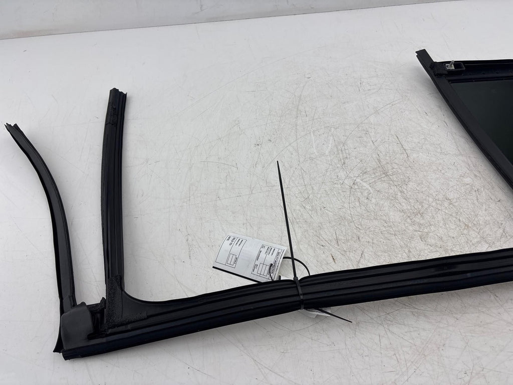 20-24 Lincoln Aviator Rear Left Door Vent Window Glass w/ Run Channel OEM