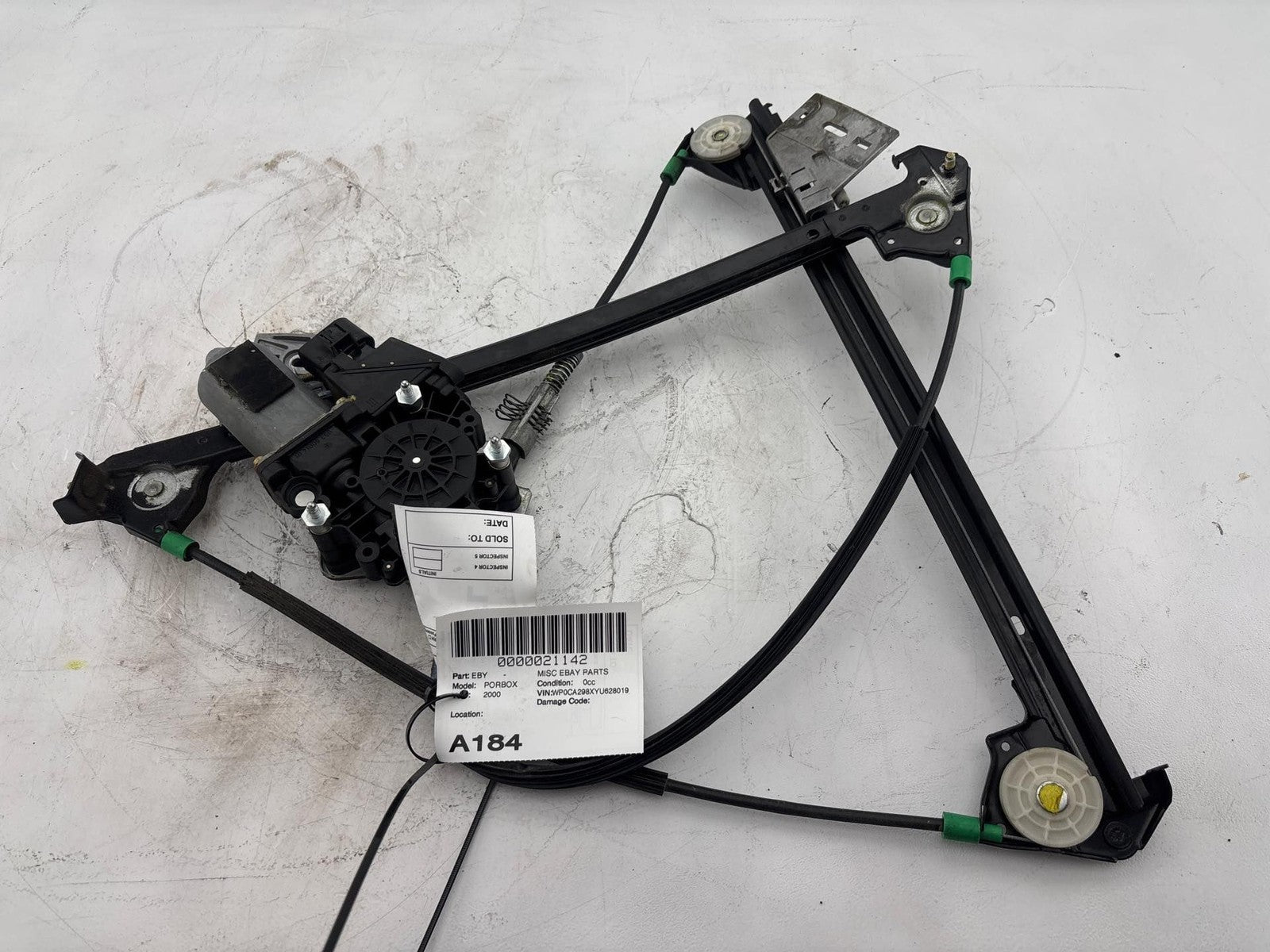 1997-2004 Porsche Boxster Front Right Side Door Window Regulator w/ Motor OEM