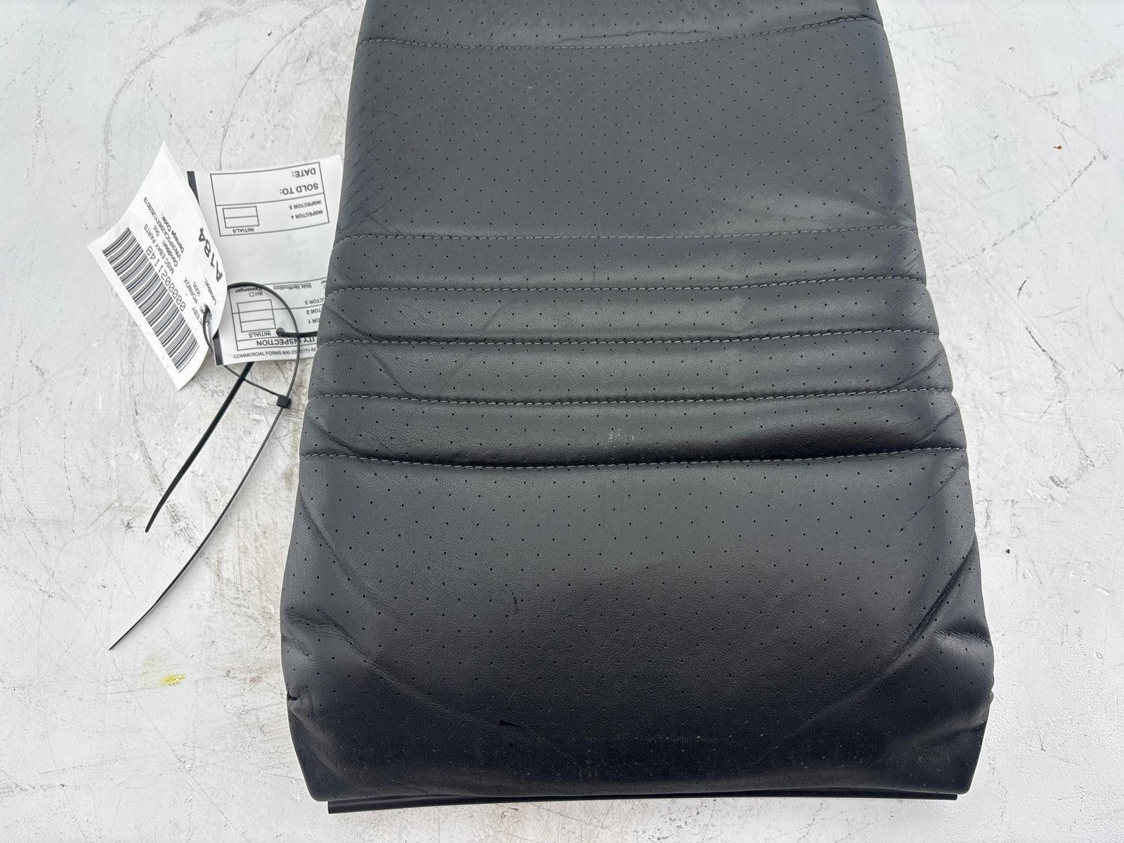 1997-2004 Porsche Boxster Front Left Side Upper Seat Backrest Cushion Black OEM