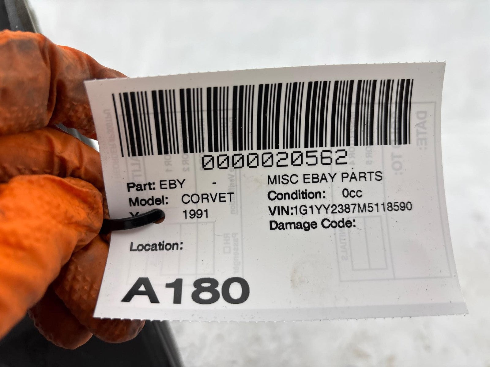 1984-1996 Chevrolet Corvette HVAC Heater Blower Box OEM 52452176