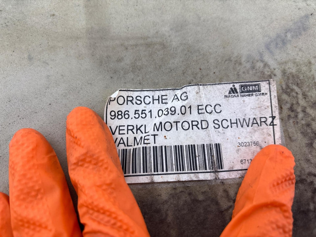 1997-2004 Porsche Boxster Engine Compartment Lining Carpet Cover OEM